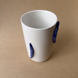 "Unique handmade ceramic cup with an animal face" - Mugs and Teacups in multicolor by Alexandra Dzh