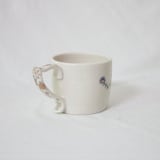 "Cornflower Mug- Blueberry" - Mugs and Teacups in white by Erika Christine Ceramics