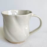 "Ecru Tulip Mugs" - Mugs and Teacups in beige by Cloude Made