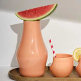 "Fors Studio S/2 Medium Cup - Coral" - Mugs and Teacups in brown by Powered By People