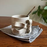 "Ribbon Bow Mug" - Mugs and Teacups in white by Sidney Field