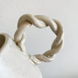 "Braid Handled Mug" - Mugs and Teacups in white by Sidney Field