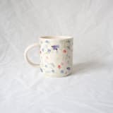 "Floral Medley Mug" - Mugs and Teacups in multicolor by Erika Christine Ceramics