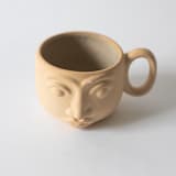 "Handcrafted Face Mug" - Mugs and Teacups in natural by Powered By People
