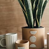 "Ceramic Lined  Mug in Oatmeal" - Mugs and Teacups in beige by Bridget Dorr