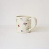 "Geraniums Mug" - Mugs and Teacups in multicolorassorted-colors by Erika Christine Ceramics