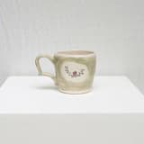 "Cornflower Mug- Mint" - Mugs and Teacups in green by Erika Christine Ceramics