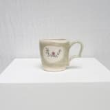 "Cornflower Mug- Mint" - Mugs and Teacups in green by Erika Christine Ceramics