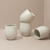 "Coffee/Tea Cup Set of 4" - Mugs and Teacups in white by Powered By People