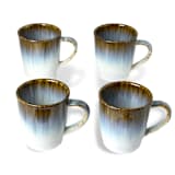 "Cypress Grove Mugs-Set/4" - Mugs and Teacups in multicolorassorted-colors by Carmel Ceramica