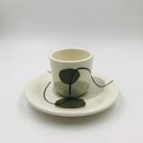 "COFFEE CUP OLIVE GREEN" - Mugs and Teacups in green by Jana Mistrik