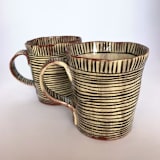 "Sorin Mugs, Set-of-2" - Mugs and Teacups in beige by Didem Firat