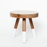 "Campfire Stool" - Ottomans and Poufs in white by Alex Cordell