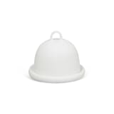 "Sculpt Butter Dish White" - Tabletop Accessories in white by Tina Frey