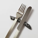"Asparagus Flatware Rest - Smoke Grey" - Tabletop Accessories in gray by Artifaqt