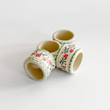 "Hand Painted Napkin Rings (set of 4)" - Tabletop Accessories in multicolor by Arohika Verma