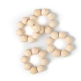 "Wooden Sphere Napkin Rings - Set of 4" - Tabletop Accessories in beige by Powered By People