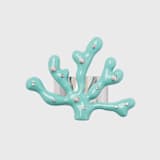 "Coral napkin rings, turquoise, set of four" - Tabletop Accessories in blue by Joanna Buchanan