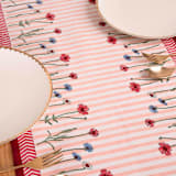 "Wildflower Tablerunner" - Tablecloths and Runners in pink by Inner Child