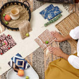 "Tossa Hand Braided Jute Table Runner" - Tablecloths and Runners in brown by Anjali Purohit