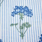 "Blue Hydrangea Blockprint Tablecloth - 60x90" - Tablecloths and Runners in blue by Inner Child