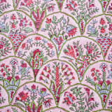 "Pink Arch Blockprint Tablecloth - 70x120" - Tablecloths and Runners in pink by Inner Child