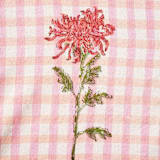 "Dahlia Gingham Tablecloth - 70x120" - Tablecloths and Runners in pink by Inner Child