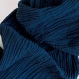 "ORGANIC COTTON RUNNER // ATLANTIC BLUE" - Tablecloths and Runners in blue by borrowed BLU