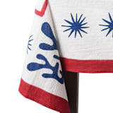 "Celestial Matisse Blockprint Tablecloth - 60x90" - Tablecloths and Runners in multicolorassorted-colors by Inner Child