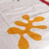 "Celestial Matisse Blockprint Tablecloth - 60x90" - Tablecloths and Runners in multicolorassorted-colors by Inner Child