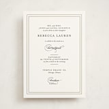"Eloquence" - Mitzvah Invitations in Golden Rod by Kimberly FitzSimons - Front