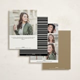 "Eloquence" - Mitzvah Invitations in Golden Rod by Kimberly FitzSimons - Back of Card Options