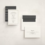 "Eloquence" - Mitzvah Invitations in Golden Rod by Kimberly FitzSimons - Assembled