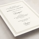 "Eloquence" - Mitzvah Invitations in Golden Rod by Kimberly FitzSimons - Detail