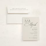 "Blessed Mitzvah" - Mitzvah Invitations in Onyx by Benita Crandall - Invitation with Envelope