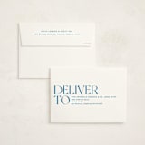 "Modern Mitzvah" - Mitzvah Invitations in Sky by Creo Study - FREE Recipient Addressing
