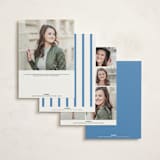 "modern classic" - Mitzvah Invitations in Lagoon by Morgan Kendall - Back of Card Options