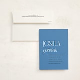 "modern classic" - Mitzvah Invitations in Lagoon by Morgan Kendall - Invitation with Envelope
