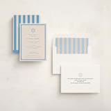 "Racquet" - Mitzvah Invitations in Bluebell by Megan Davis - Assembled