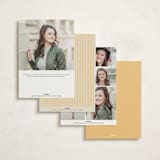 "Bocce" - Mitzvah Invitations in Melon by Megan Davis - Back of Card Options