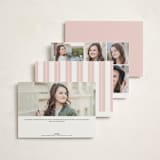 "Cinema Celebration" - Mitzvah Invitations in Rose by Diane Pearse - Back of Card Options
