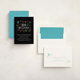"Neon Vibes" - Mitzvah Invitations in Candy by Brandy Folse - Assembled