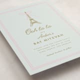 "Ooh La La" - Mitzvah Invitations in Menthe by mo kelley - Detail