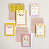 "Beach Club" - Mitzvah Invitations in Lemon by Claudia Orengo - Invitation Suite