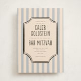"the sign" - Mitzvah Invitations in Sky by Vera Lim - Front