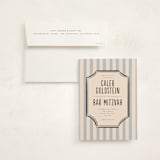 "the sign" - Mitzvah Invitations in Sky by Vera Lim - Invitation with Envelope