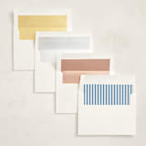 "Checkers" - Mitzvah Invitations in Sky by Carolyn MacLaren - Envelope Liner Options