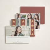 "Vintage Circus" - Mitzvah Invitations in Brick by Amanda Stuff - Back of Card Options