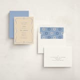 "Framed Star of David" - Mitzvah Invitations in Sky by Stephanie Heinrich Godbout - Assembled