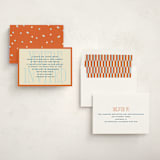 "Big Invite" - Mitzvah Invitations in Pepper by Robert and Stella - Assembled